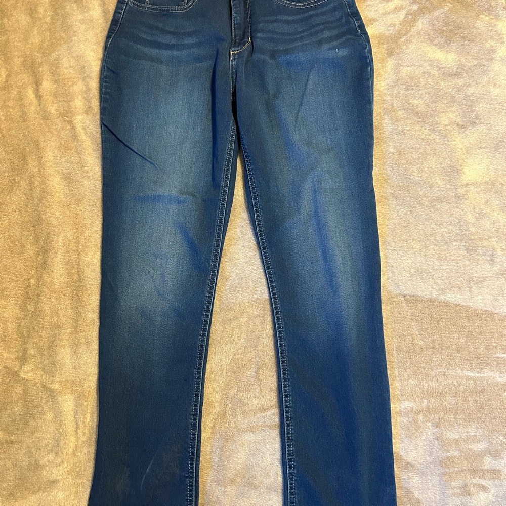 Lee Women's Straight Leg Jeans in Deep Blue sz 10 easy fit